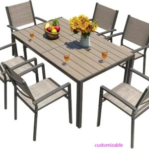 HOT-Patio Dining Set 7 Pieces