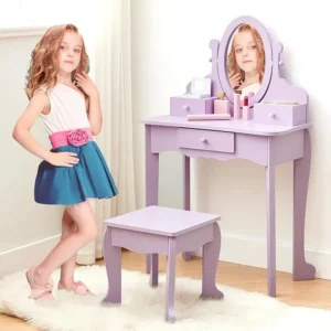 Kids' Vanity Set with Mirror