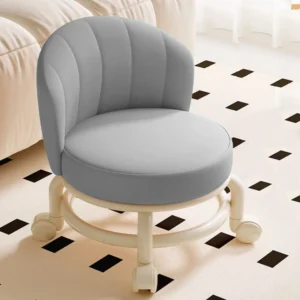 Household stool with wheel pulley