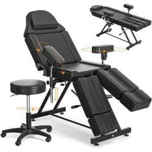 Adjustable Spa Chair with Stool for Estheticians