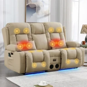 Loveseat Recliner with Power-Lift Backrest