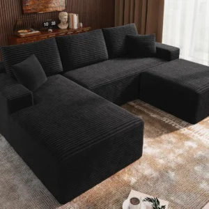 3-Piece Boneless Modular Sectional Sofa