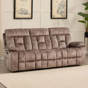 3-Seat Manual Recliner Sofa